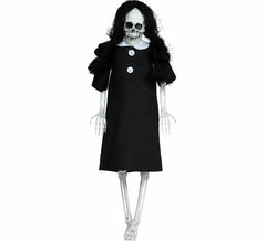 Ciondolo Scheletro con vestito nero 40 cm
