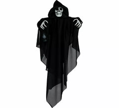 Ciondolo scheletro tunica nera 58 cm