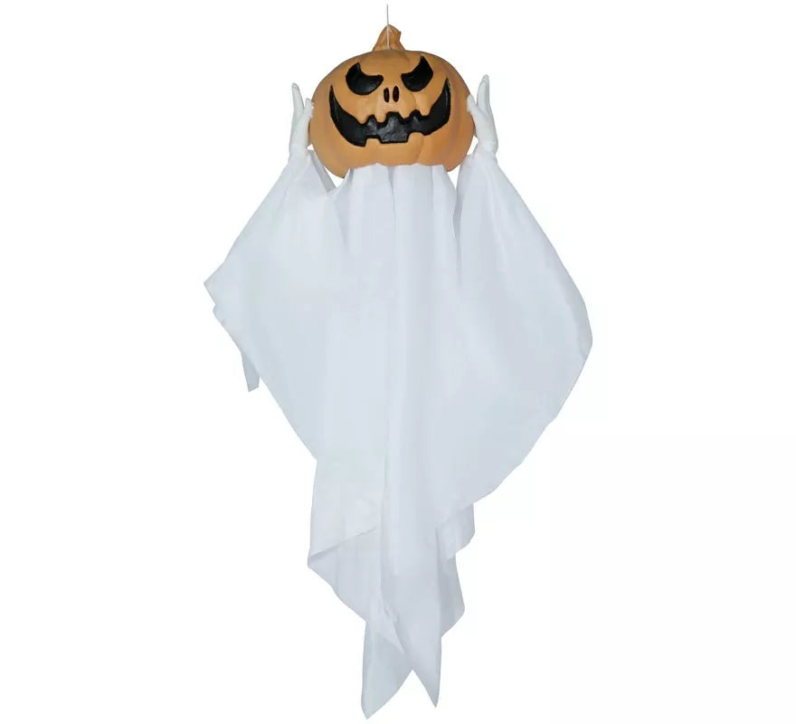 Translation missing: it.Colgante Fantasma Calabaza con Luz, Sonido y Movimiento 90 cm