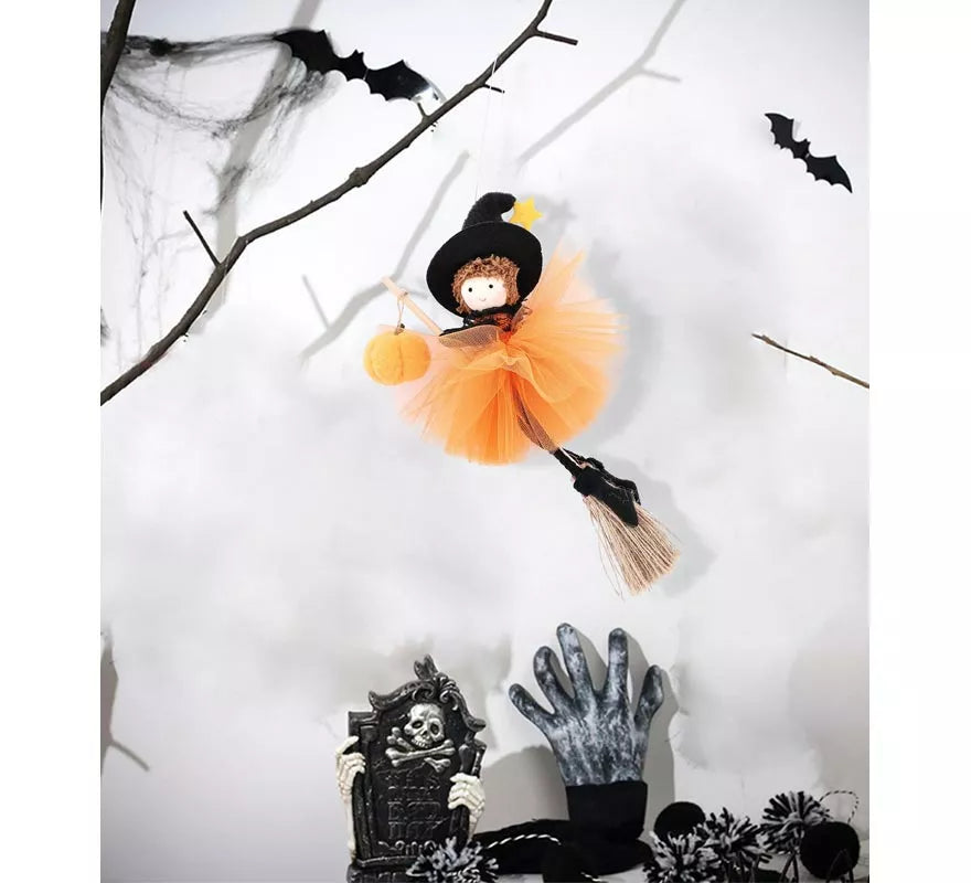 Translation missing: it.Colgante Muñeca Bruja Volando 21 cm