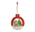 Colgante Muñeco de Nieve de Madera 12 cm