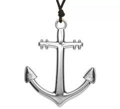 Collana con ancora in argento