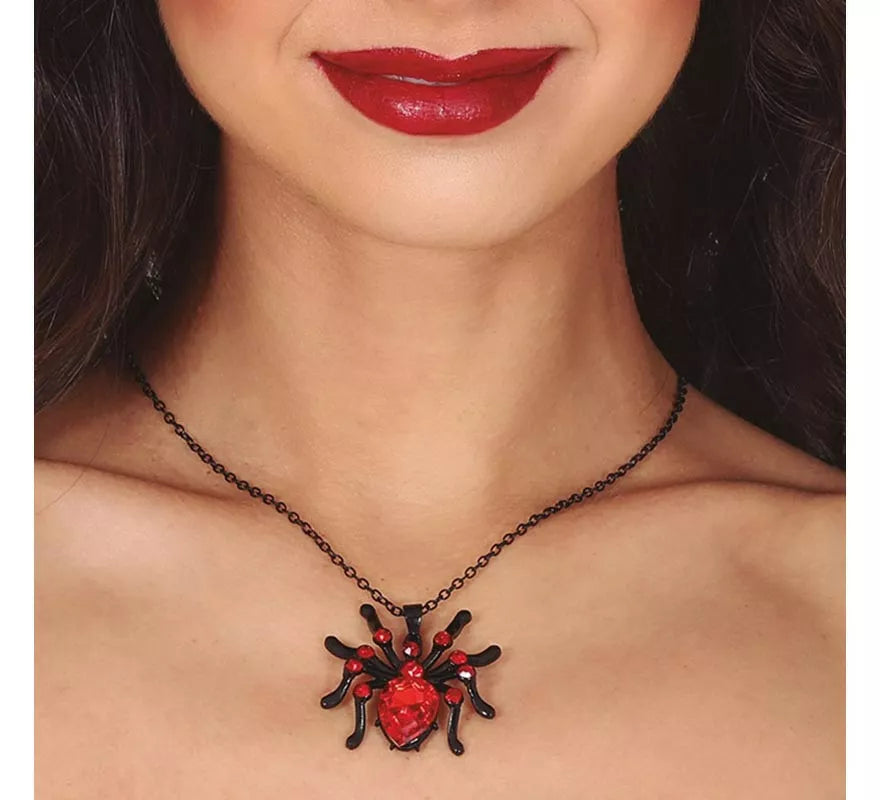 Translation missing: it.Collar Araña con Rubí 6 cm