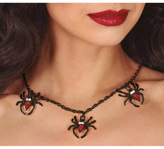 Collana di ragni neri