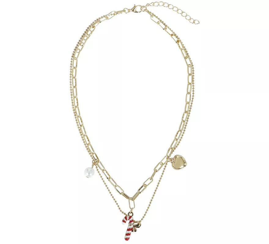 Collar Bastón Navideño