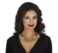 Collana con braccia di scheletro