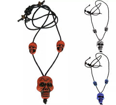 Collana con teschi in colori assortiti