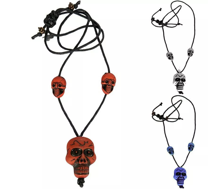 Translation missing: es.Collar con calaveras en colores surtidos