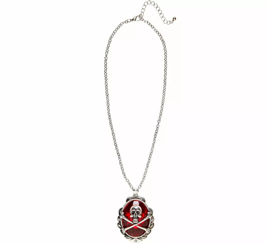 Translation missing: it.Collar con Colgante de Gema Calavera