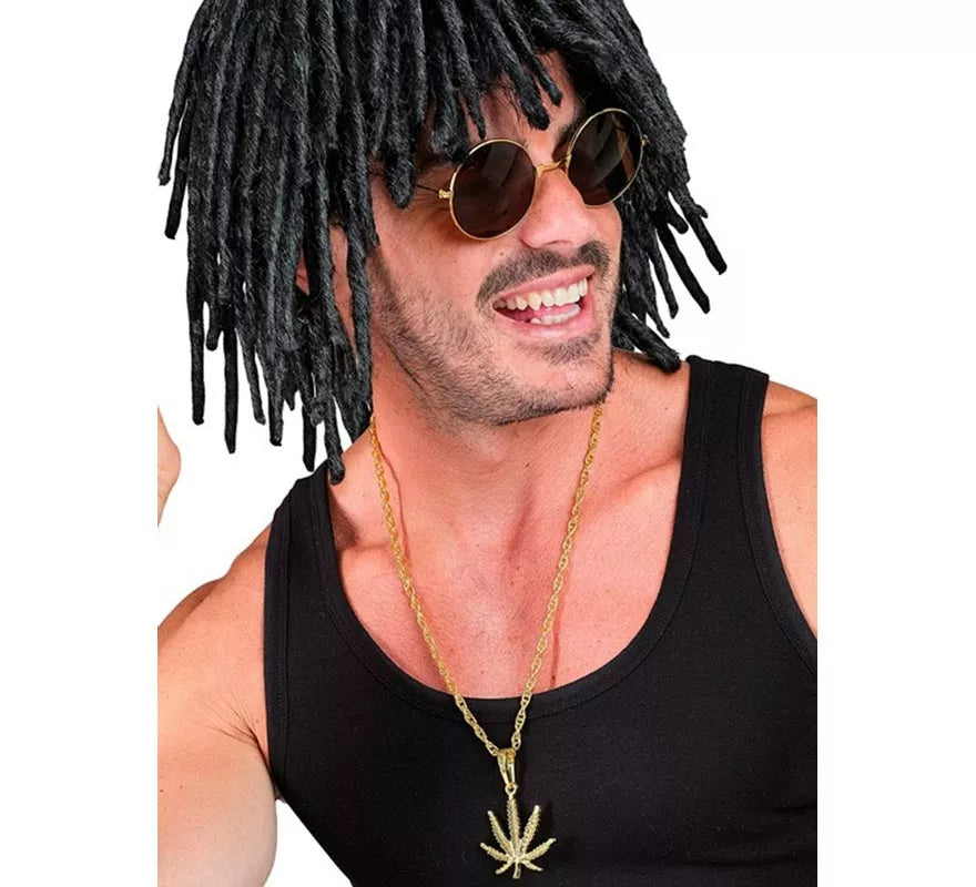 Translation missing: it.Collar con Colgante de Marihuana de 65 cm