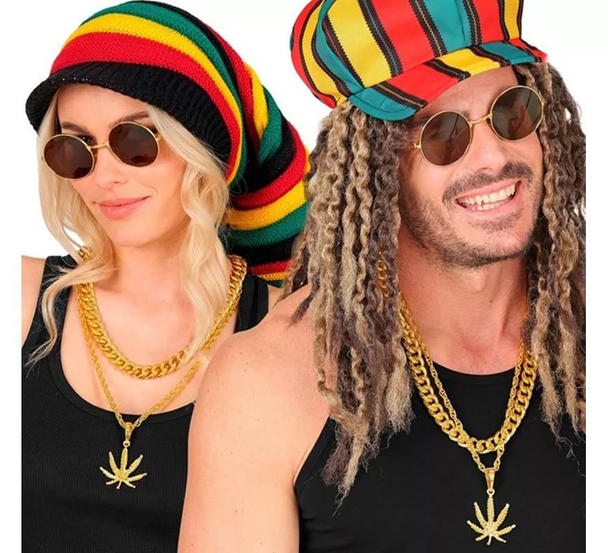 Translation missing: it.Collar con Colgante de Marihuana de 65 cm