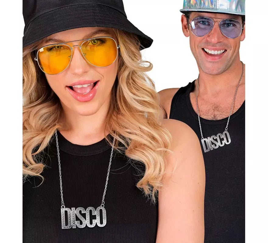 Translation missing: es.Collar con Colgante 'Disco' de 65 cm