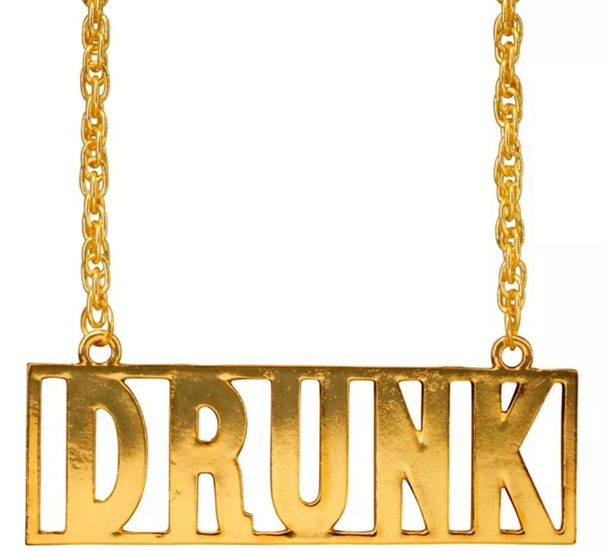 Translation missing: it.Collar con Colgante 'Drunk' de 65 cm