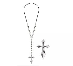 Collar con Cruz de Metal
