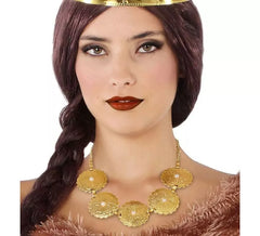 Collana a medaglione d'oro