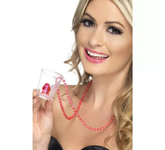Collana con vetro e pene
