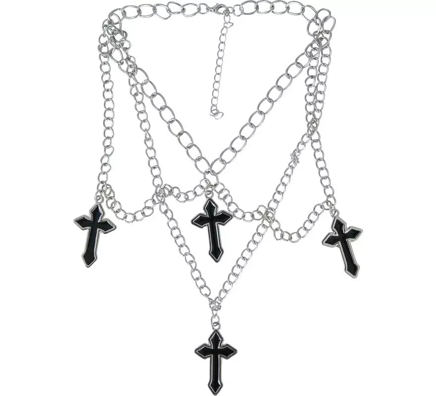 Translation missing: it.Collar de 4 Cruces Gótico