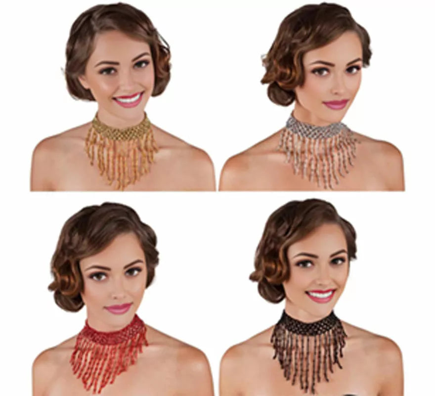 Collar de Cuentas de 15x16 cm en varios colores