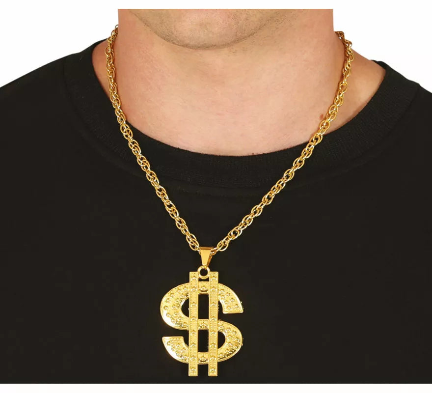 Translation missing: it.Collar de Dollar metálico dorado