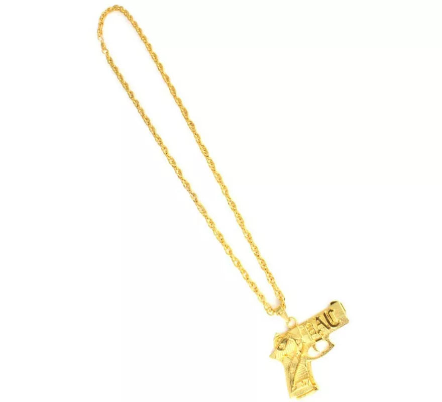 Translation missing: it.Collar de mini arma dorada