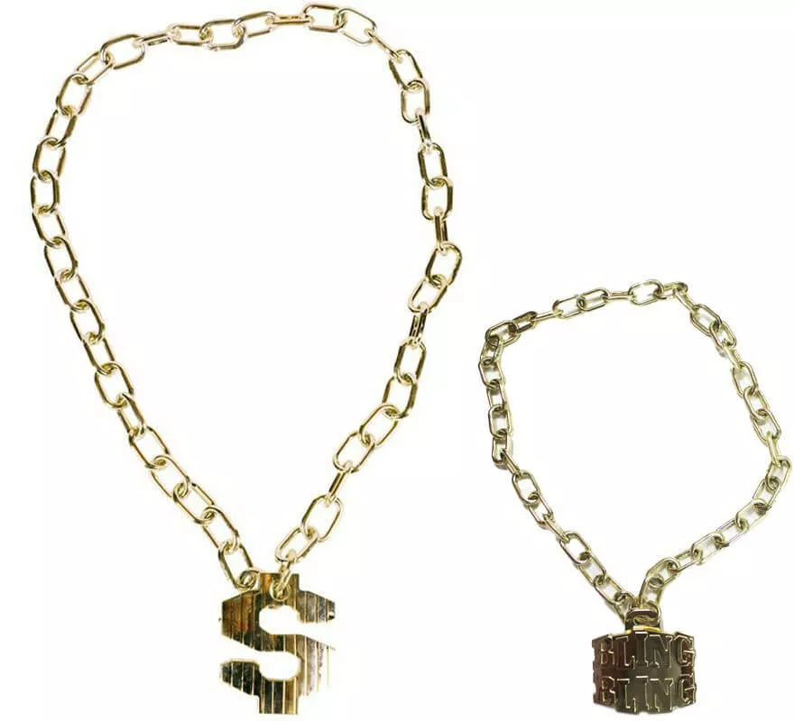 Translation missing: it.Collar de Oro con Símbolos en varios modelos 40 Cm