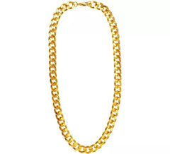 Collar de Rapero dorado de 60 cm