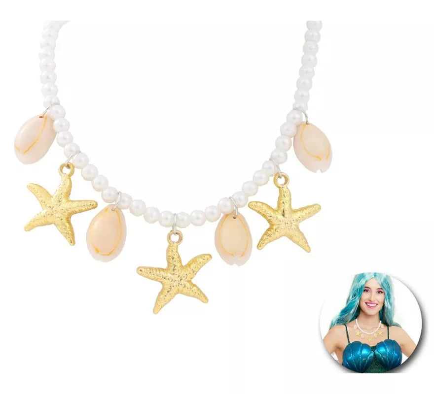 Translation missing: it.Collar de Sirena estrellas y perlas