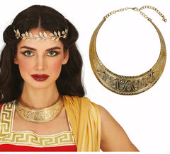 Collana egiziana in metallo per adulti