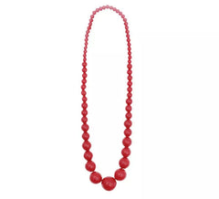 Collar Flamenco cuentas roja de 25 cm