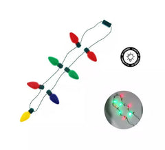 Collana di lampadine lampeggianti multicolori