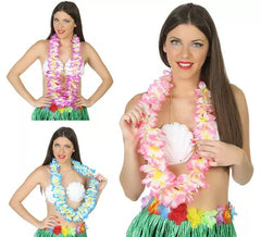 Collana hawaiana in 3 colori assortiti
