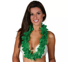 Collana hawaiana verde scuro