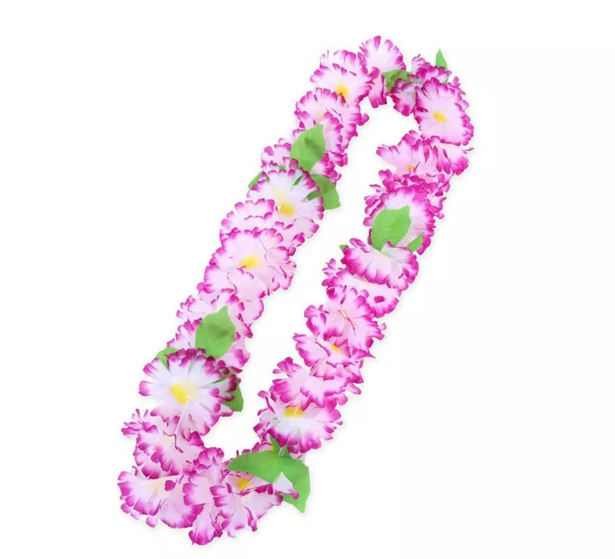 Translation missing: it.Collar Hawaii morado y amarillo de 55 cm