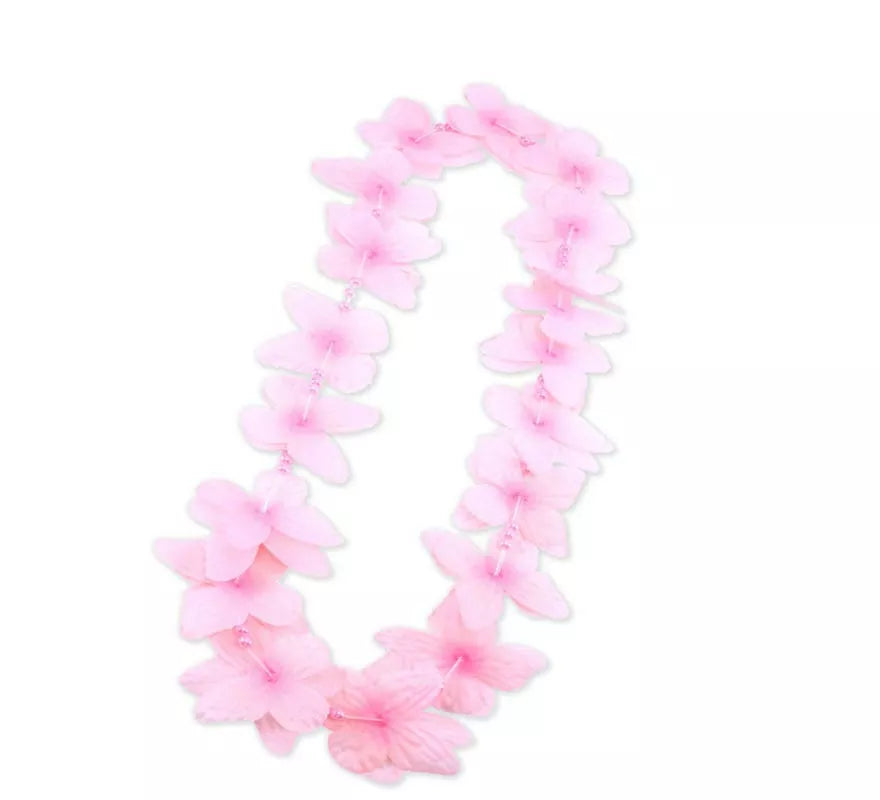 Translation missing: es.Collar Hawaii rosa suave de 55 cm
