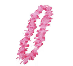 Collana Hawaii rosa e fucsia da 50 cm