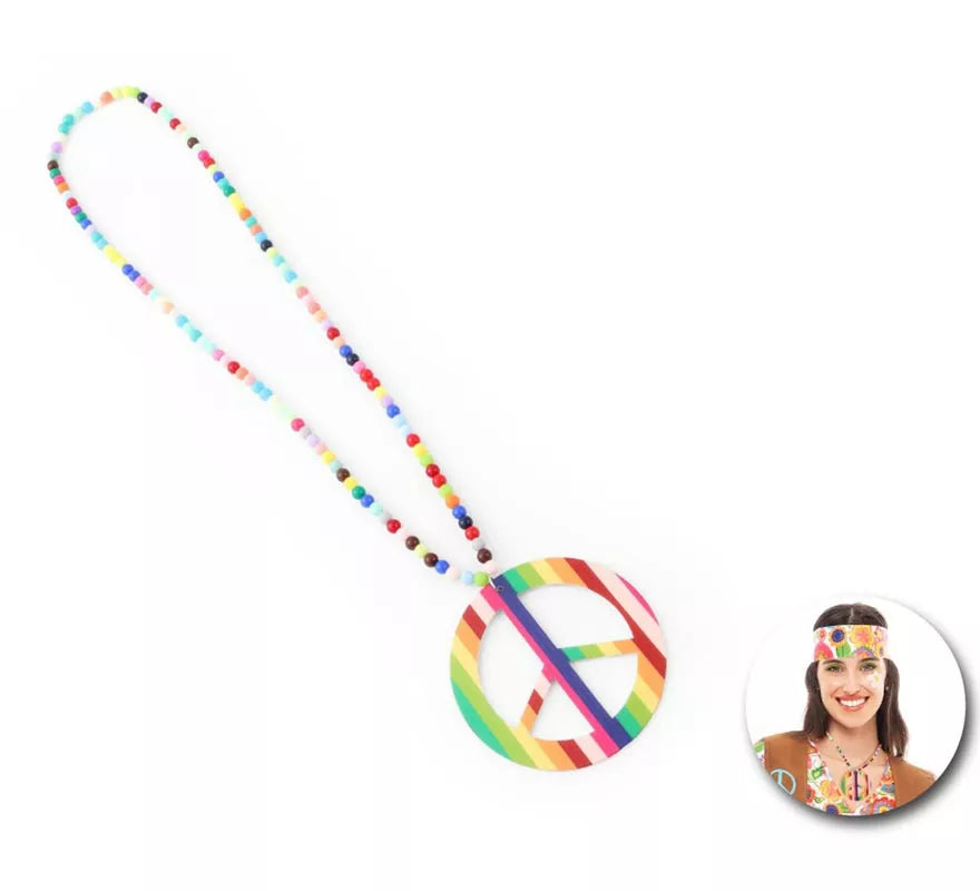 Translation missing: es.Collar Hippie con cuentas multicolor
