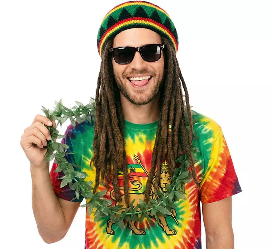 Collar Hojas de Marihuana adulto de 55 cm