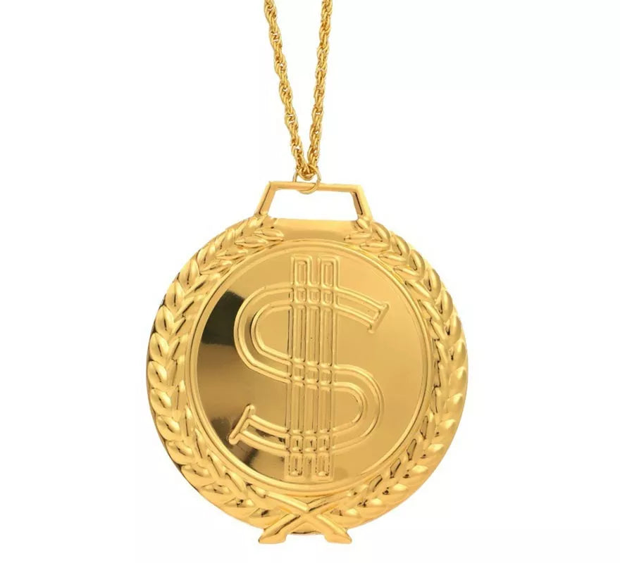 Translation missing: it.Collar Medallón Dólar dorado