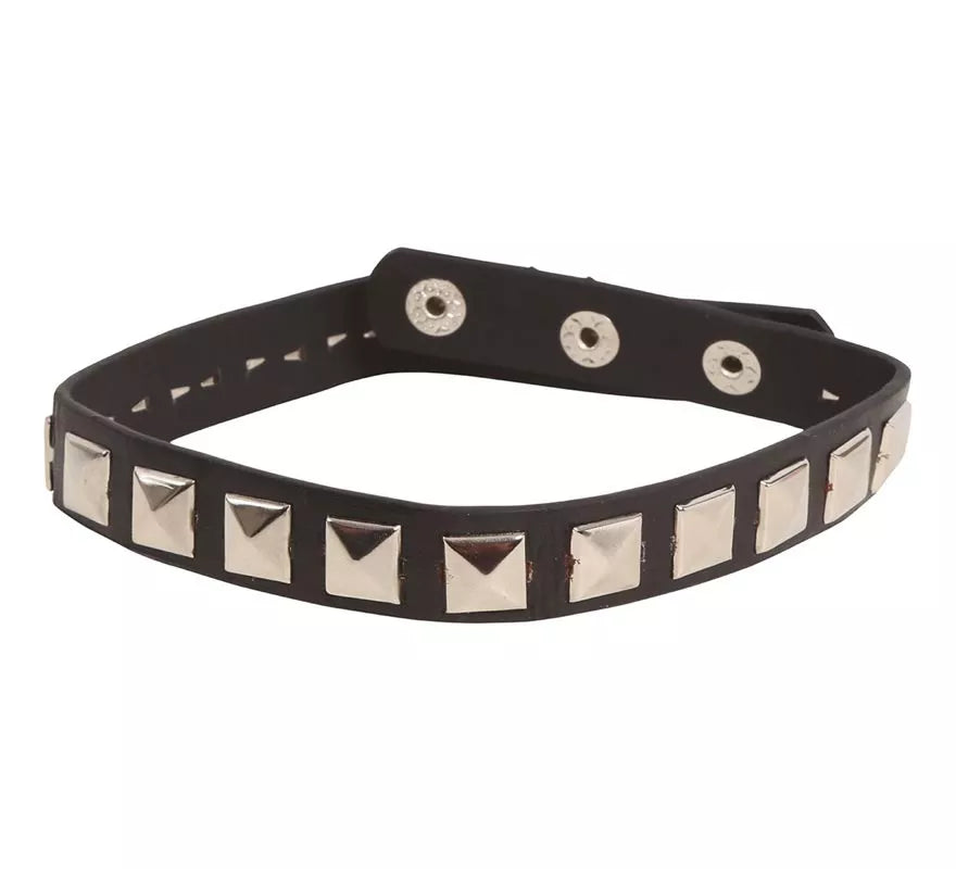 Translation missing: it.Collar Punk Negro y Dorado