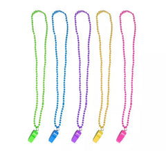 Collana con fischietto da 42 cm colori assortiti