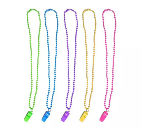 Collar Silbato de 42 cm colores surtidos