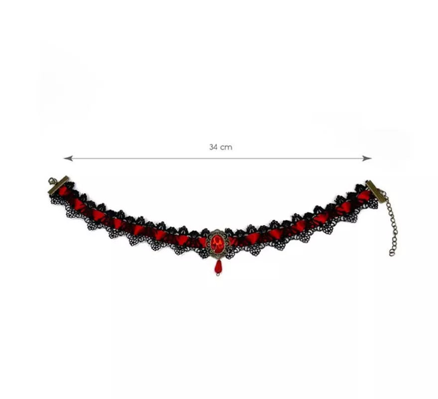 Translation missing: es.Collar Vampiresa chóker de 34 cm