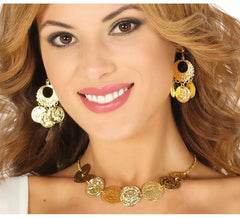 Collana e orecchini con monete da Zingara