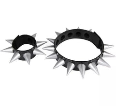 Collana e braccialetto punk