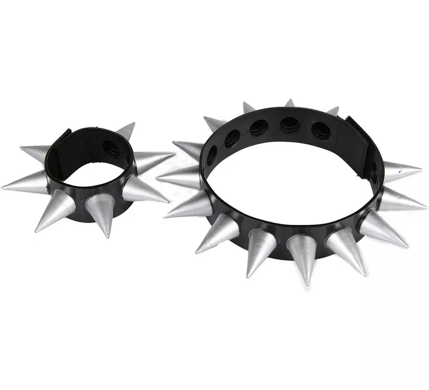 Collar y Pulsera Punk