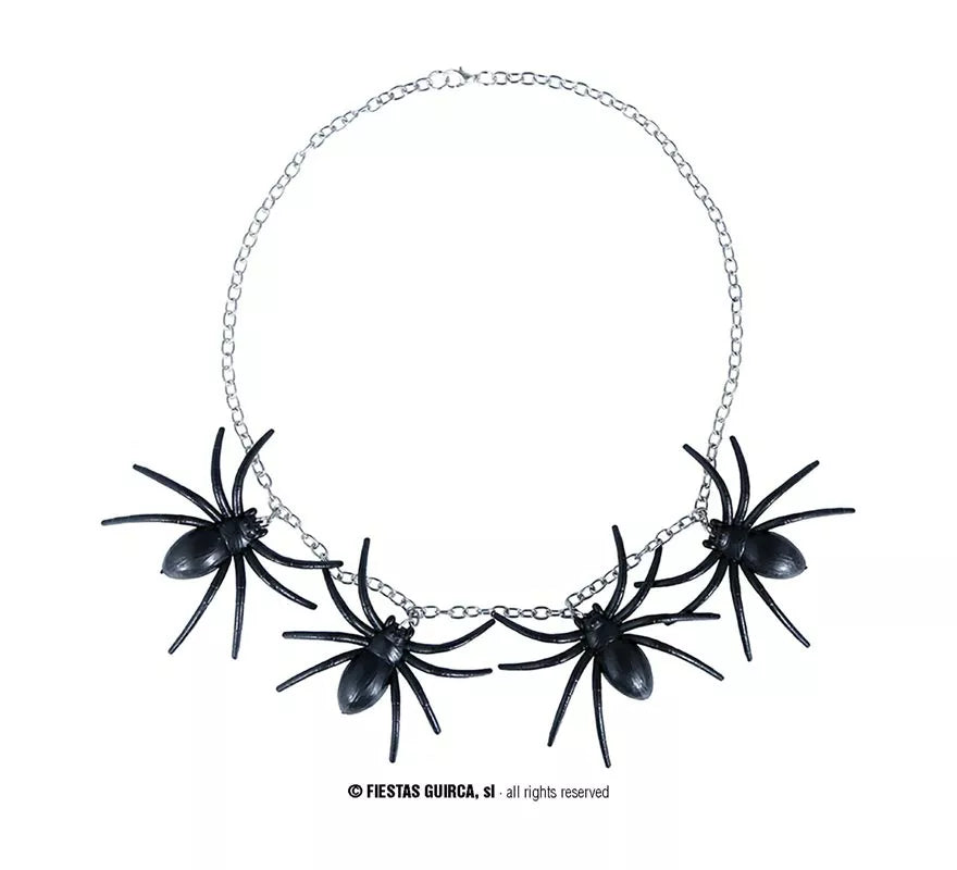 Translation missing: it.Conjunto de Collar y Pendientes de Arañas negras