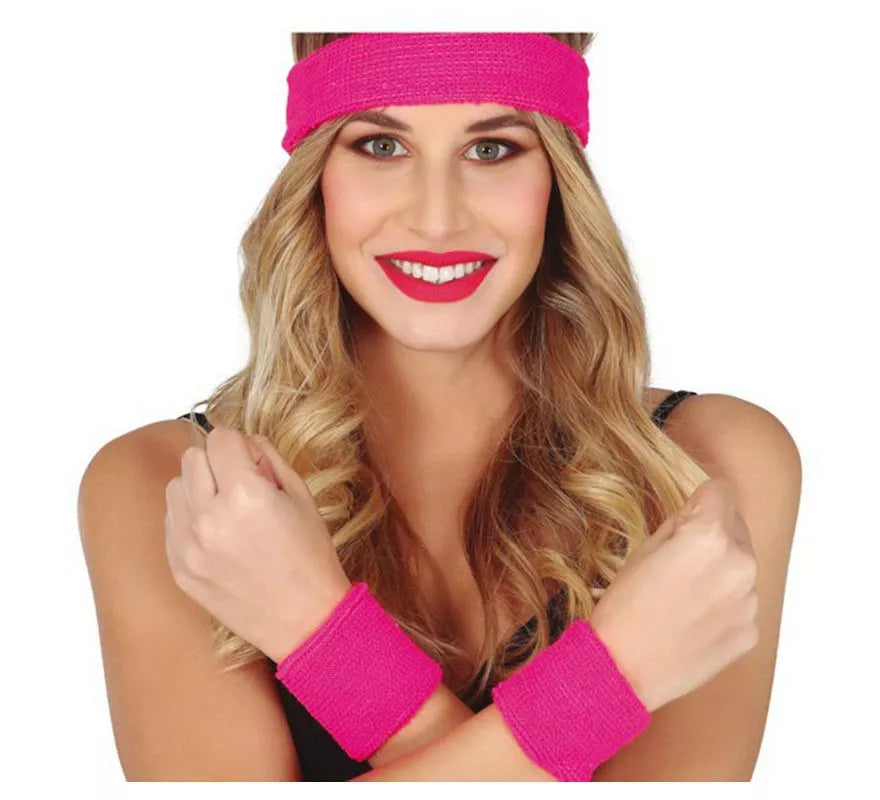 Translation missing: it.Conjunto de 2 Muñequeras y Cinta en varios colores para mujer