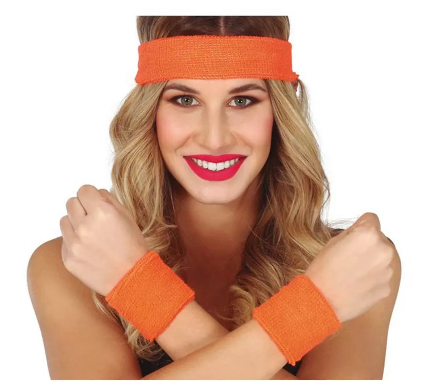 Translation missing: it.Conjunto de 2 Muñequeras y Cinta en varios colores para mujer
