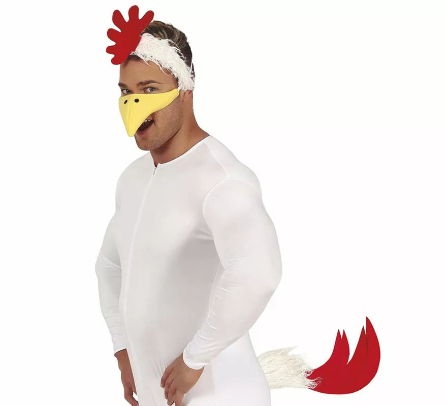 Translation missing: it.Conjunto de Gallina: Cola, Diadema y Pico