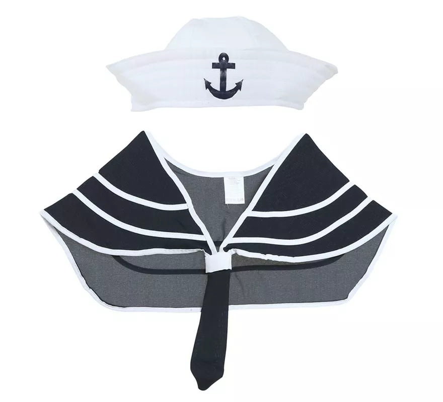 Translation missing: es.Conjunto de Marinero: gorro y pañuelo
